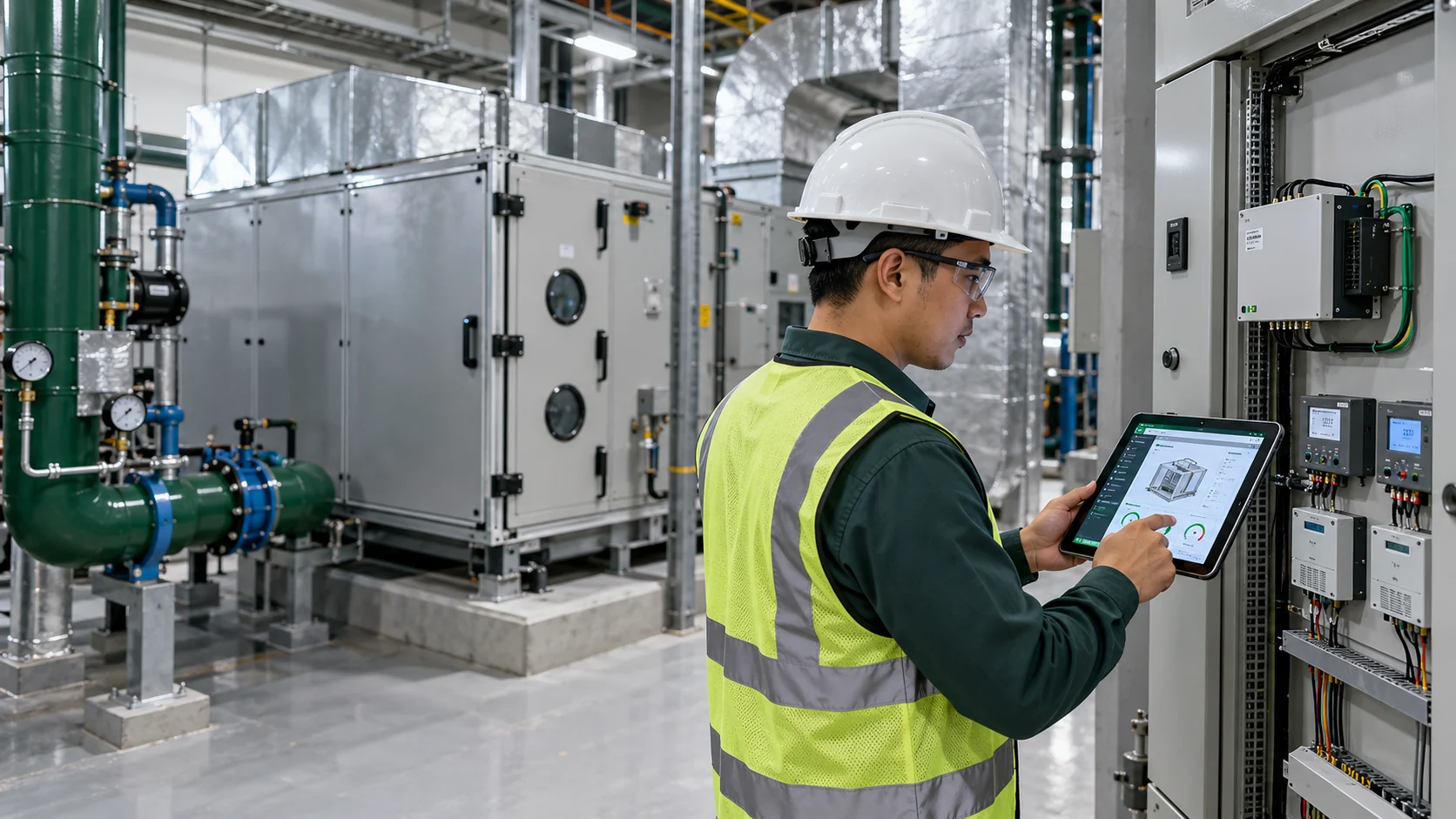 Connected building systems and operator visibility
